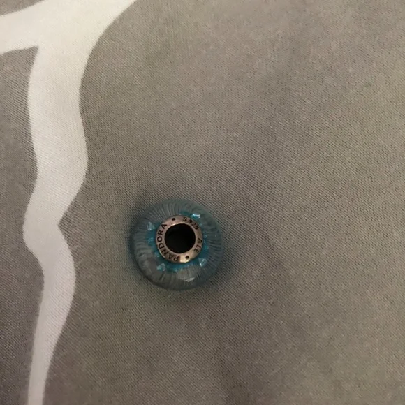 Pandora Blue Glass Charm - Picture 2 of 2